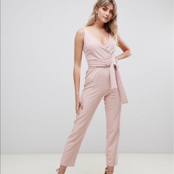 pink jumpsuit asos